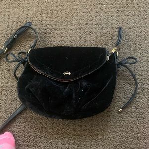 Pretty Black Velvet Juicy Couture purse